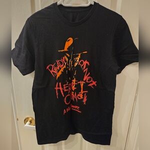 A Nightmare On Elm Street Freddy Kreuger Black Horror Tshirt Unisex Small